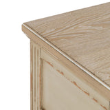 Nightstand Cream Natural Fir wood MDF Wood 56 x 36 x 68 cm-6