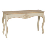 Console Cream Natural Fir wood MDF Wood 135 x 43 x 77 cm-0