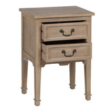 Nightstand Natural Fir wood DMF 50 x 38 x 72 cm-7