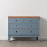 Chest of drawers Blue Natural Fir wood MDF Wood 115 x 45 x 90 cm-8
