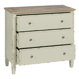 Chest of drawers Beige Natural Fir wood MDF Wood 90 X 42 X 85 CM-8