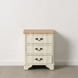 Nightstand Cream Natural Fir wood MDF Wood 50 x 40 x 60 cm-8