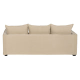 3-Seater Sofa Beige 220 x 95 x 90 cm-6