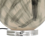 Desk lamp White Black Metal Ceramic Crystal 60 W 220-240 V 45 x 45 x 73 cm-2