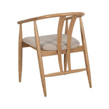 Dining Chair Beige Natural 56,5 x 57 x 76,5 cm-7