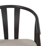 Dining Chair Black Beige 56,5 x 57 x 76 cm-6