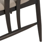 Dining Chair Black Beige 56,5 x 57 x 76 cm-1