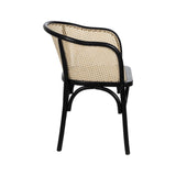 Dining Chair Black Natural 56 X 58 X 77 CM-9