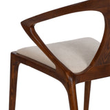 Dining Chair Brown Beige 55 x 57 x 81,2 cm-1