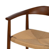 Dining Chair Brown Natural 42,7 x 54,8 x 77,5 cm-5