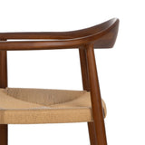 Dining Chair Brown Natural 42,7 x 54,8 x 77,5 cm-4