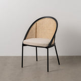 Dining Chair Black Natural 54 x 49 x 82,3 cm-9