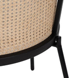 Dining Chair Black Natural 54 x 49 x 82,3 cm-1