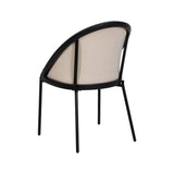 Dining Chair Black Beige 54 x 47,5 x 82,3 cm-7
