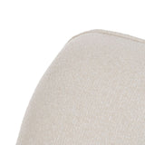 Armchair White MDF Wood Foam 100 % polyester 71 x 81 x 66 cm-3