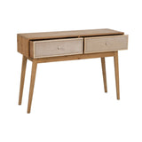 Sideboard GEREL Natural Fir wood MDF Wood Natural Fibre 115 x 37 x 80 cm-8