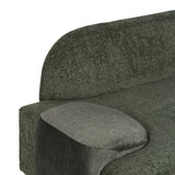 Sofa Green Wood Foam 222 x 92 x 70 cm-6