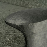 Sofa Green Wood Foam 222 x 92 x 70 cm-3
