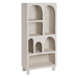 Shelves WILMA White MDF Wood 80 x 38 x 170 cm-0