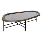 Centre Table Black Natural 120 x 69 x 33 cm-0