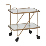 Kitchen Trolley Golden 61 x 40 x 70 cm-0