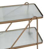 Kitchen Trolley Golden 61 x 40 x 70 cm-5