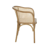 Dining Chair Natural Wood Rattan 56 X 58 X 77 CM-9