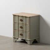 Nightstand Natural Fir wood MDF Wood 50 x 35 x 60 cm-9