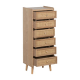 Chiffonier SAMIR Natural 40 x 30 x 104 cm-7