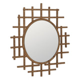 Wall mirror Natural 100 x 3,5 x 100 cm-5