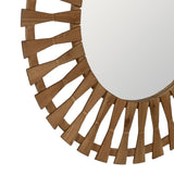 Wall mirror Natural 100 x 3 x 100 cm-2