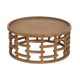 Centre Table Natural 80 x 80 x 36 cm-0