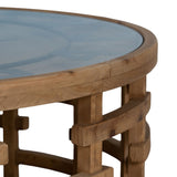 Centre Table Natural 80 x 80 x 36 cm-5