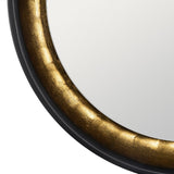 Wall mirror Black Golden 90 x 9 x 90 cm-4