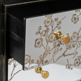 Sideboard CHLOE Golden Mirror Crystal MDF Wood 80 x 40 x 108 cm-6