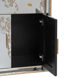 Sideboard CHLOE Golden Mirror Crystal MDF Wood 80 x 40 x 108 cm-5