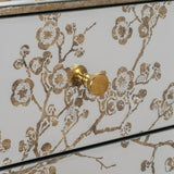 Sideboard CHLOE Golden Mirror Crystal MDF Wood 80 x 40 x 108 cm-3