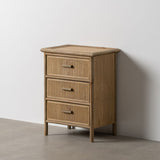 Nightstand Natural Bamboo 48 x 36 x 66 cm-1