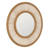 Wall mirror Natural 90 x 2,5 x 90 cm-5