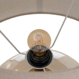 Desk lamp Golden Linen Metal Crystal 60 W 220-240 V 40,5 x 40,5 x 57 cm-1