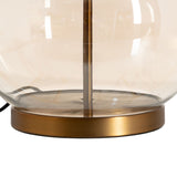 Desk lamp Golden Linen Metal Crystal 60 W 220-240 V 40,5 x 40,5 x 57 cm-6