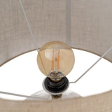 Desk lamp Golden Linen Metal Crystal 60 W 220-240 V 43 x 43 x 73 cm-3