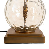 Desk lamp Golden Linen Metal Crystal 60 W 220-240 V 40,5 x 40,5 x 69 cm-2