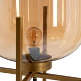 Desk lamp Golden Metal Crystal 40 W 220-240 V 39 x 39 x 73 cm-4