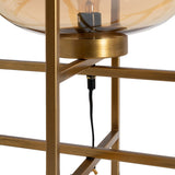 Desk lamp Golden Metal Crystal 40 W 220-240 V 39 x 39 x 73 cm-3
