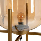 Floor Lamp Golden Metal Crystal 40 W 220-240 V 39 x 39 x 143 cm-5