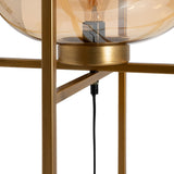 Floor Lamp Golden Metal Crystal 40 W 220-240 V 39 x 39 x 143 cm-4