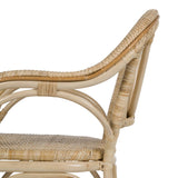 Dining Chair Natural Rattan 55 X 60 X 84 CM-1