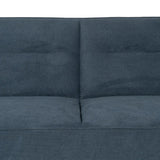 3-Seater Sofa Blue Wood 220 x 87 x 85 cm-4