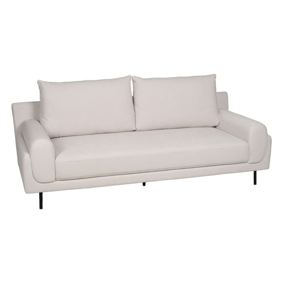 Sofa Cream 216 x 86 x 90 cm-0